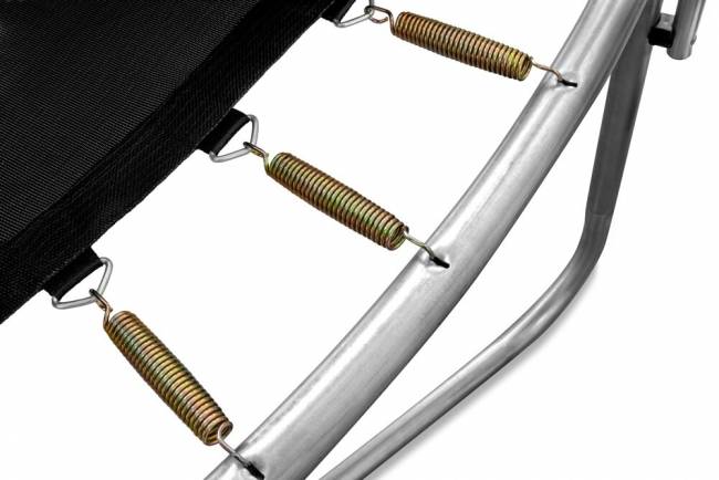 Батут "Smile outside", синий 12ft с защитной сеткой и лестницей