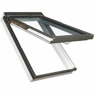 Мансардное окно FAKRO PPP-V U3 preSelect Lux, однокамерный морозостойкий, ПВХ 94х118 Мансардное окно FAKRO PPP-V U3 preSelect Lux, однокамерный морозостойкий, ПВХ 94х118