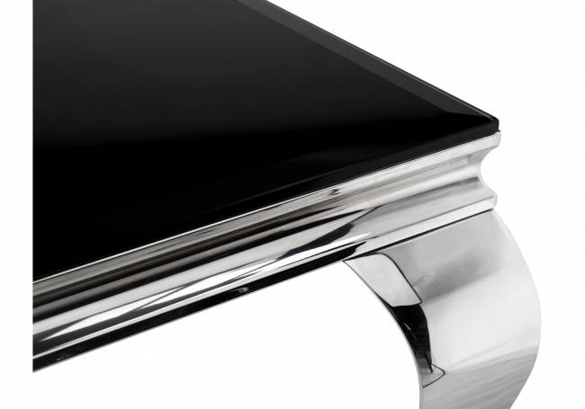 Стол стеклянный Sondal 160 см черный