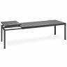 Стол пластиковый раздвижной Rio 210 Extensibile антрацит 2100-2800х1000х760 мм