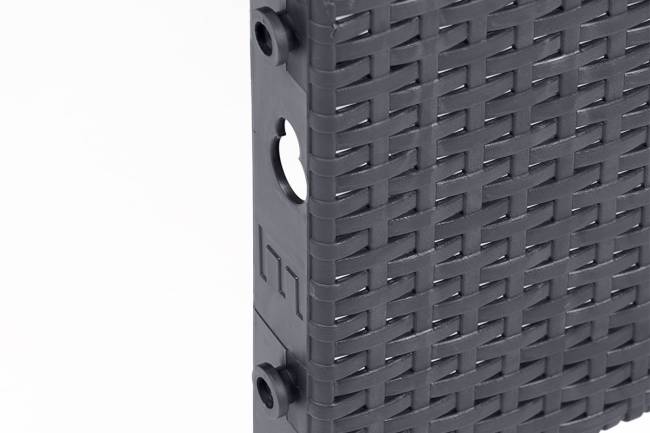 Arizona b:rattan, Диван двухместный, антрацит (2-х местная подушка)