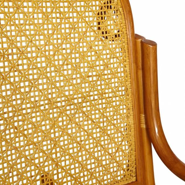 Кресло-качалка MILANO (разборная) / без подушки / ротанг top quality, 58x136x103 см, Cognac (коньяк) Cognac (коньяк) ротанг top quality