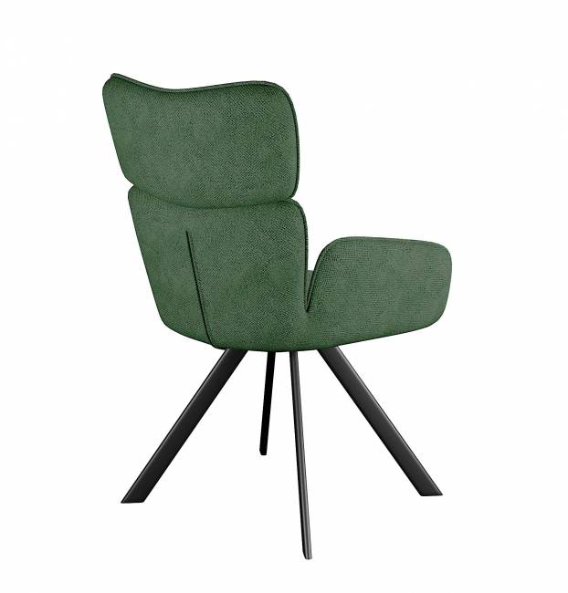 Стул DikLine 501 поворотный SB1 зеленый, ножки черные Стул DikLine 501 поворотный SB1 зеленый, ножки черные