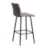 Барный стул Bari/Бари велюр, серый, 29, 45х56х110 см серый велюр Барный стул Bari/Бари велюр, серый, 29, 45х56х110 см серый велюр