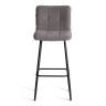Барный стул Bari/Бари велюр, серый, 29, 45х56х110 см серый велюр Барный стул Bari/Бари велюр, серый, 29, 45х56х110 см серый велюр