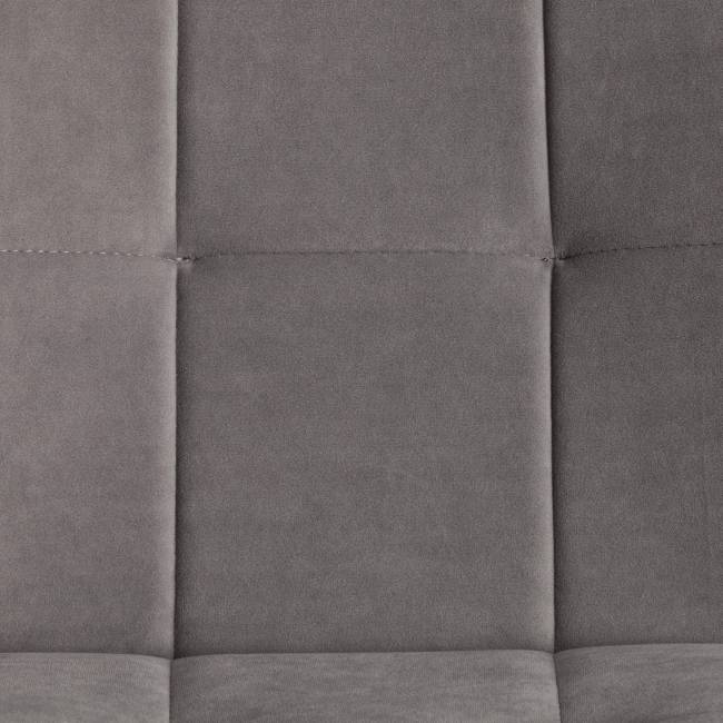 Барный стул Bari/Бари велюр, серый, 29, 45х56х110 см серый велюр Барный стул Bari/Бари велюр, серый, 29, 45х56х110 см серый велюр