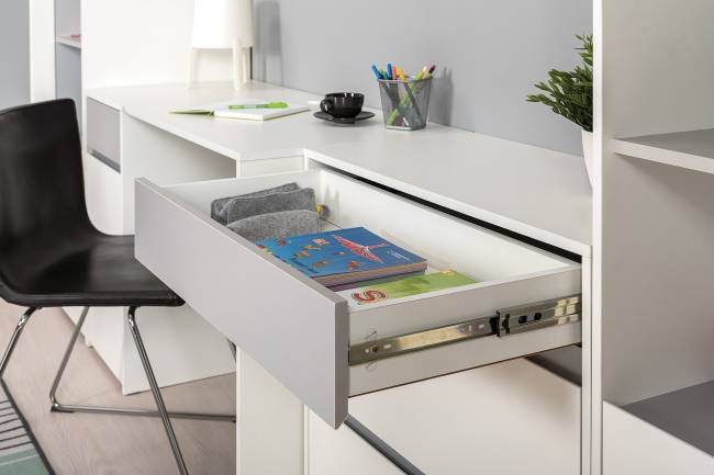 Комод Торонто 13.321 цвет белый шагрень/стальной серый Комод Торонто 13.321 цвет белый шагрень/стальной серый