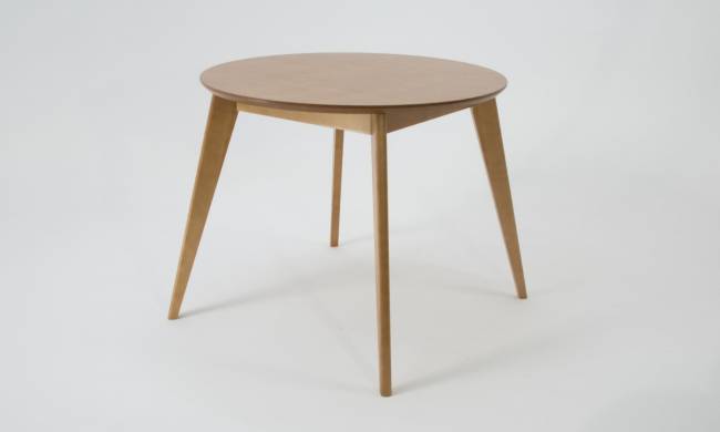 Стол Сканди К 90 натур со стульями Франк натур