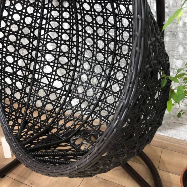 Подвесное кресло из искусственного ротанга "FRESCO", коричневый