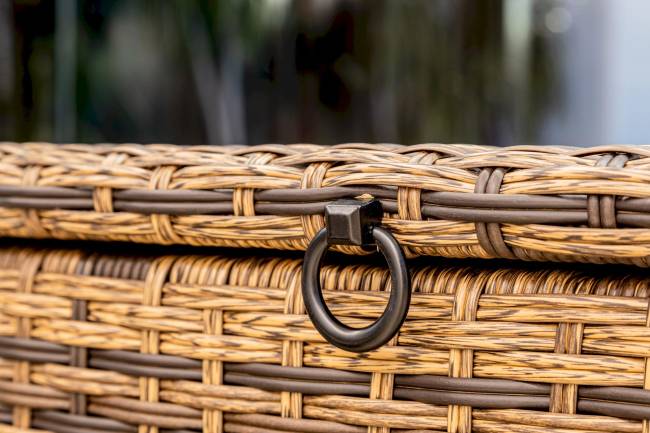 Сундук для хранения KARL 120 c колесиками коричневый Сундук для хранения KARL 120 c колесиками коричневый