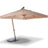 "Корсика" зонт уличный 3х3м на боковой алюминиевой опоре, цвет под дерево
