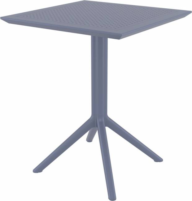 Стол пластиковый складной Sky Folding Table 60 темно-серый 600х600х740 мм Стол пластиковый складной Sky Folding Table 60 темно-серый 600х600х740 мм