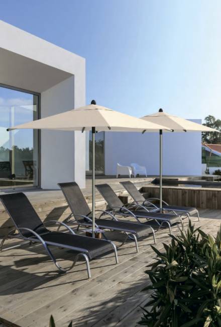 Зонт профессиональный 2.1х2.1 м Lido Titanium титан, слоновая кость 2100х2100 мм Зонт профессиональный 2.1х2.1 м Lido Titanium титан, слоновая кость 2100х2100 мм