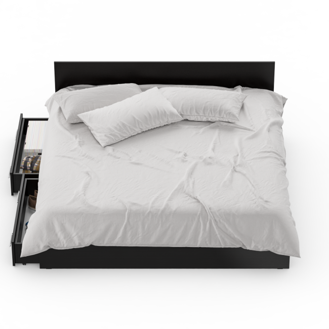 Кровать с ящиками Стандарт 1800 цвет венге