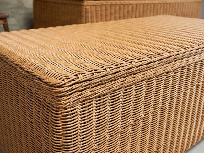 Набор из 2-х сундуков "KARL (140 и 120)", соломенный Набор из 2-х сундуков "KARL (140 и 120)", соломенный