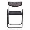 Стул складной FOLDER (mod. 3016) каркас: металл, сиденье/спинка: пластик, 48,5 х 48 х 82,5 см, black (черный) (Комплект из 6 шт.) черный каркас: металл, сиденье/спинка: пластик