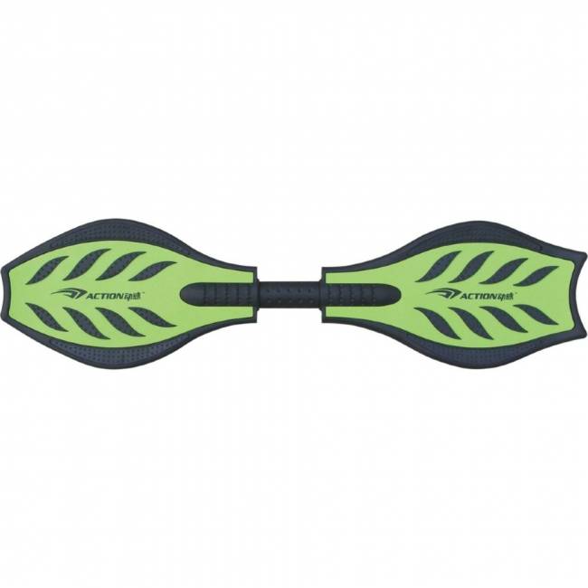 Скейтборд балансировочный, салатовый/черный