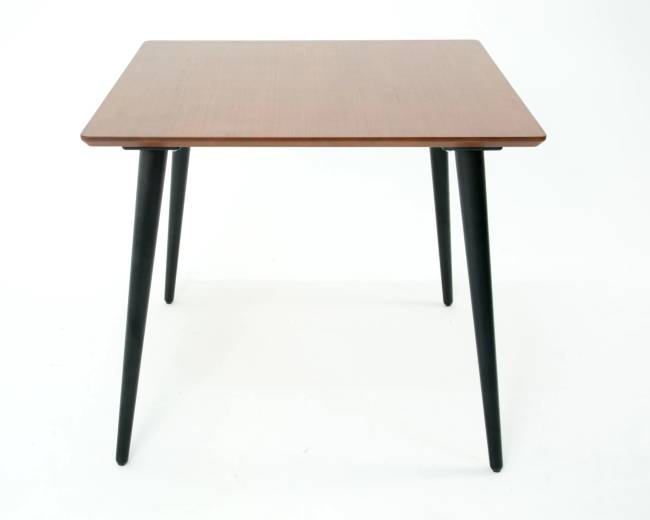 Стол Монте М 90 чёрное дерево/орех