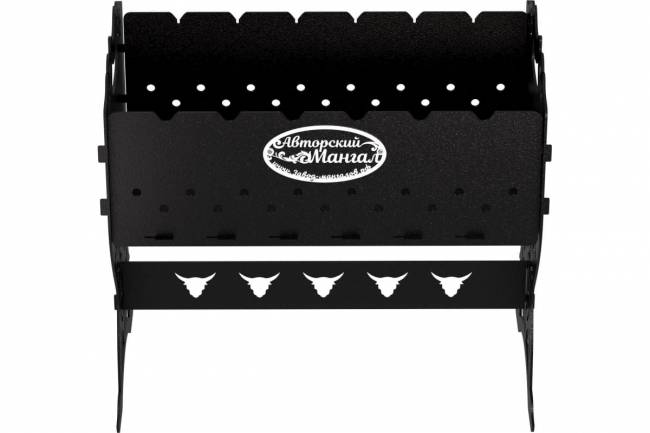 Мангал разборный "Золотой бык", сталь AISI304, 3мм