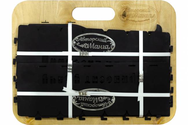 Мангал разборный "Золотой бык", сталь AISI304, 3мм