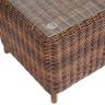 "Кон Панна" столик журнальный из искусственного ротанга, цвет коричневый