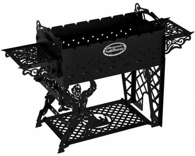 Мангал разборный "Атланты", сталь AISI304, 3мм Мангал разборный "Атланты", сталь AISI304, 3мм