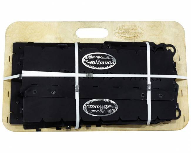 Мангал разборный "Атланты", сталь AISI304, 3мм Мангал разборный "Атланты", сталь AISI304, 3мм