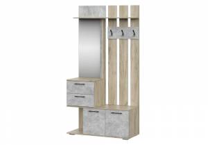 Вальс ВШ-1 дуб крафт серый / бетонный камень