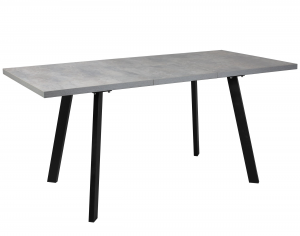 Стол обеденный раздвижной "БОРГ", цемент 