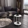 Столик кофейный SHT-CT33-1 белый муар / бетон лофт Столик кофейный SHT-CT33-1 белый муар / бетон лофт