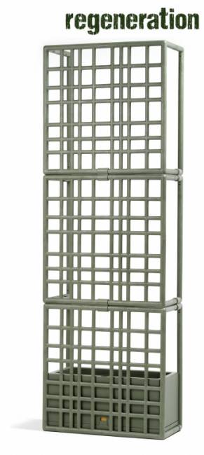 Кашпо пластиковое модульное Sipario 3 кактус 703х350х2109 мм