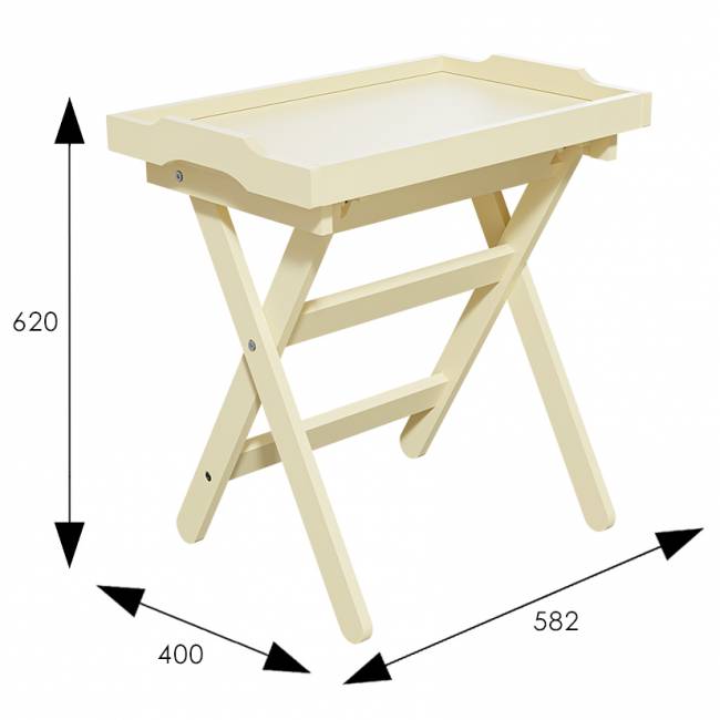 Столик с подносом Лотос дуб шампань Л Столик с подносом Лотос дуб шампань Л