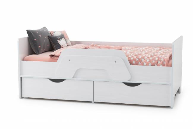 Кровать с ящиками Уна 11.22 цвет белый Кровать с ящиками Уна 11.22 цвет белый