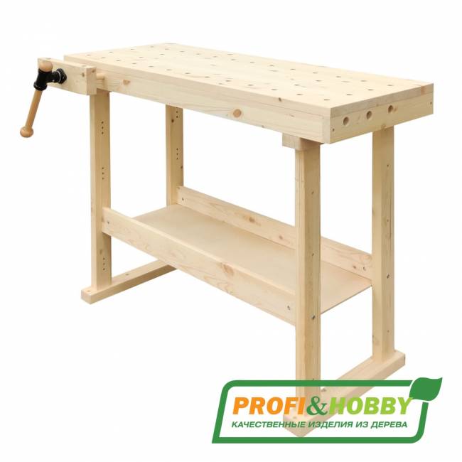 Верстак деревянный "Школьный", сосна