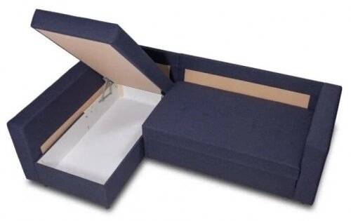 Угловой диван-кровать "Стаберг" (синий)