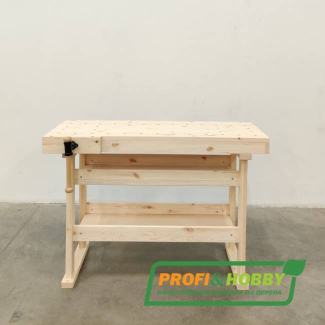 Верстак деревянный "Мастер", сосна Верстак деревянный "Мастер", сосна