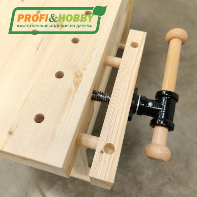 Верстак деревянный "Мастер", сосна Верстак деревянный "Мастер", сосна