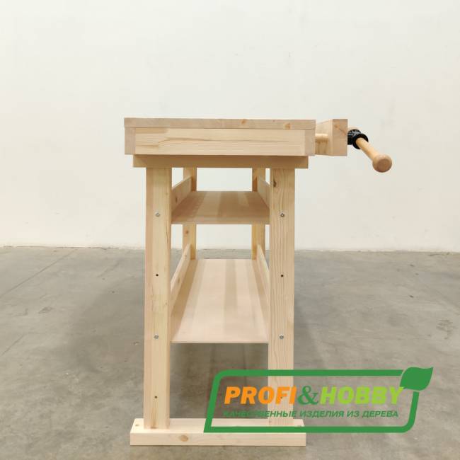 Верстак деревянный "Мастер", сосна Верстак деревянный "Мастер", сосна