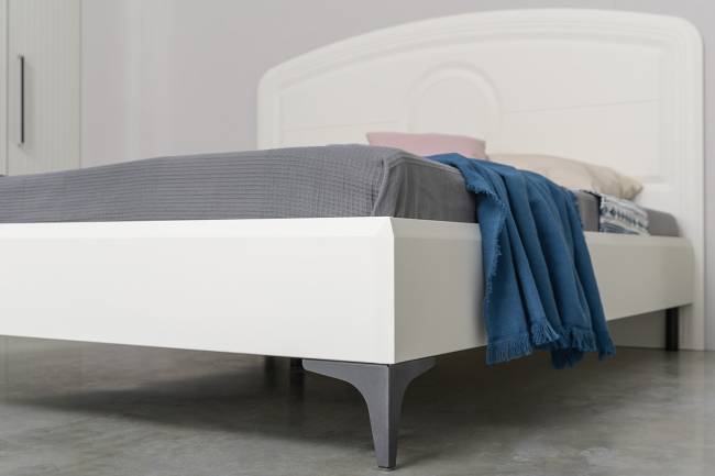 Белая мебель для спальни Валенсия № 17 цвет белый шагрень Белая мебель для спальни Валенсия № 17 цвет белый шагрень