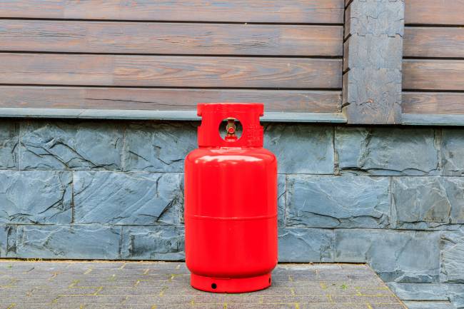 Газовый баллон 27л НЗГА с вентилем ВБ-2 (с предохранительным клапаном)