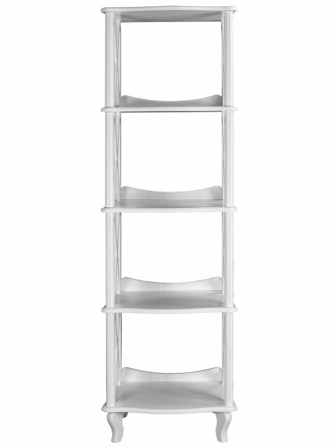 Этажерка-стеллаж Джульетта 4 уровня, молочный дуб Л Этажерка-стеллаж Джульетта 4 уровня, молочный дуб Л