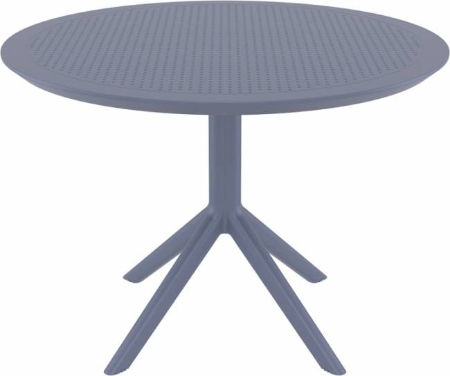 Стол пластиковый Sky Table Ø105 темно-серый Ø1050х740 мм