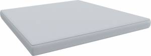 Подушка на сиденье для кресла Artemis XL светло-серый 630х550х150 мм