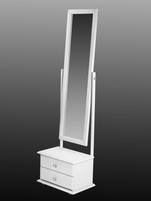 Зеркало с тумбой Селена белый 151 см х 46 см Зеркало с тумбой Селена белый 151 см х 46 см