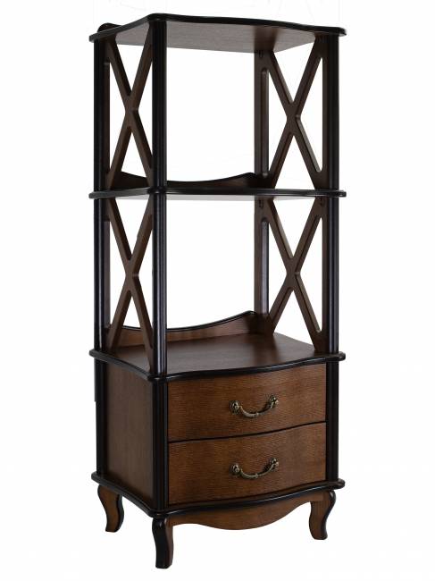 Этажерка Джульетта 2 уровня, орех Л Этажерка Джульетта 2 уровня, орех Л