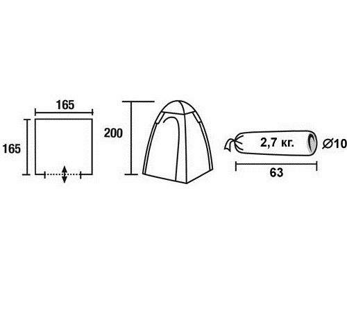 Тент для душа GREEN GLADE ARDO Тент для душа GREEN GLADE ARDO