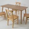Стол Монте 120 натур со стульями Ингольф натур Стол Монте 120 натур со стульями Ингольф натур