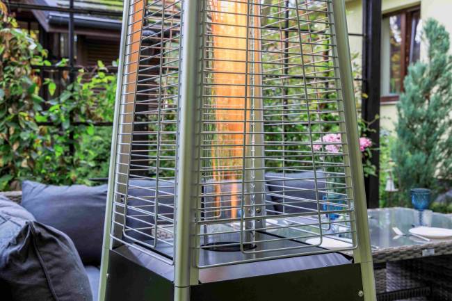 Уличный газовый обогреватель ADAM из металла