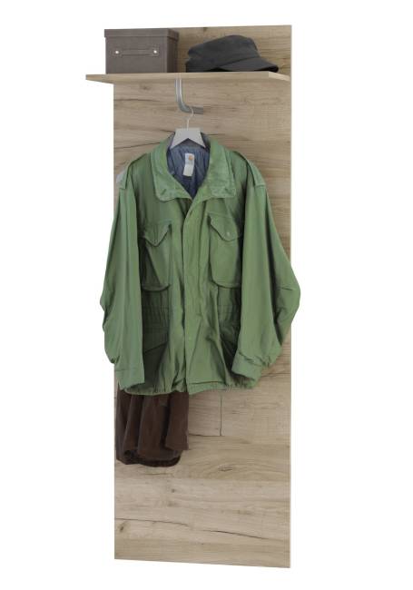 Тумбы для обуви с вешалками для верхней одежды Лайн цвет дуб крафт серый/фасады МДФ белый глянец Тумбы для обуви с вешалками для верхней одежды Лайн цвет дуб крафт серый/фасады МДФ белый глянец