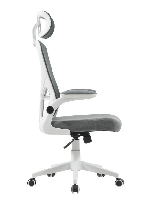 Кресло офисное TopChairs Airone серый ткань